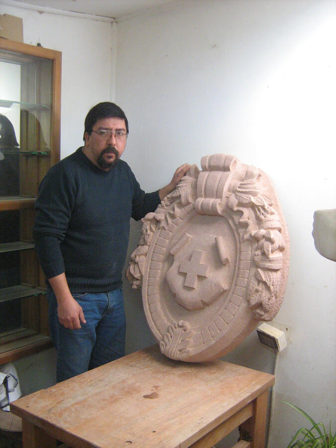 Restauración Escudo del León Suizo