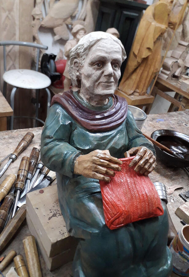 La abuela tejiendo II