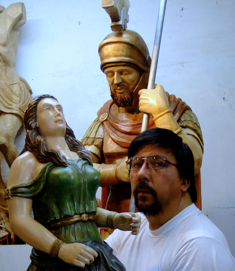 Mascarón y Soldado Romano